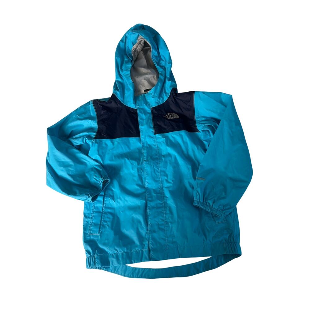 The North Face Turquoise Blue Girl Rain Jacket Size 4T Four Toddler